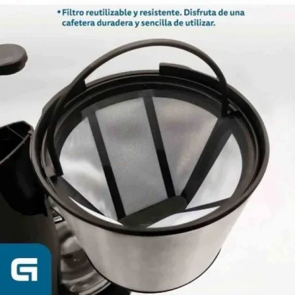 Cafetera de Goteo Grunkel Caf-Naroma/ 12 Tazas/ Negra - Imagen 3