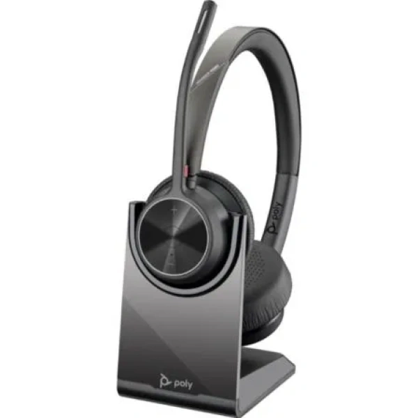 Auriculares Inalámbricos Poly Voyager 4320 UC + Adaptador BT700 + Base de Carga/ con Micrófono/ Bluetooth/ Negros - Imagen 3