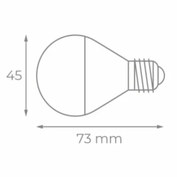 Bombilla Led Iglux XG-0527-C V2/ Casquillo E27/ 5W/ 400 Lúmenes/ 3000K - Imagen 2