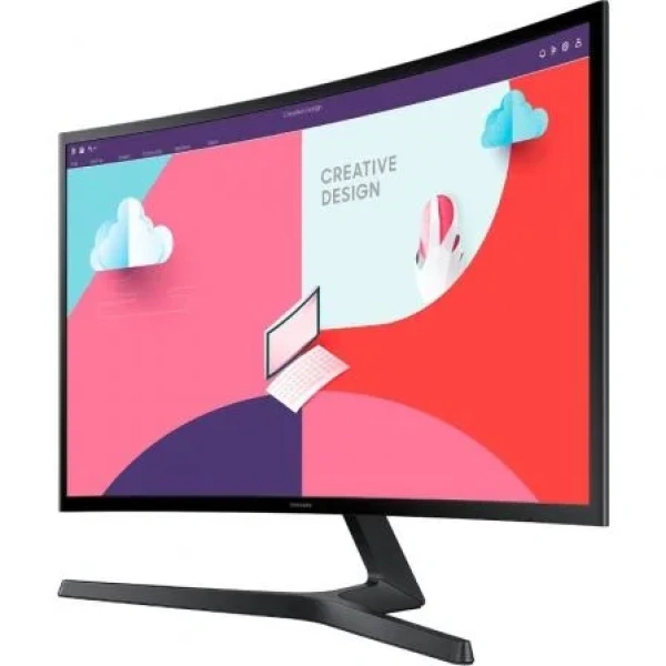 Monitor Profesional Curvo Samsung Essential Monitor S3 S36C S27C366EAU/ 27"/ Full HD/ Negro - Imagen 3