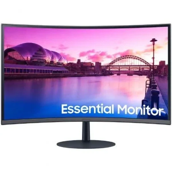Monitor Profesional Curvo Samsung Essential Monitor S3 S39C S32C390EAU/ 32"/ Full HD/ Multimedia/ Negro