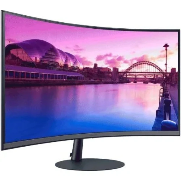 Monitor Profesional Curvo Samsung Essential Monitor S3 S39C S32C390EAU/ 32"/ Full HD/ Multimedia/ Negro - Imagen 2
