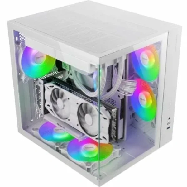 Caja Gaming Semitorre Mars Gaming MCV-ONE/ Blanca - Imagen 2