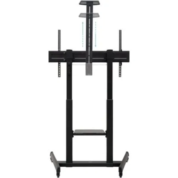 Soporte de Suelo Inclinable con Ruedas TooQ FS20406HM-B para TV de 60-100"/ hasta 120kg - Imagen 2