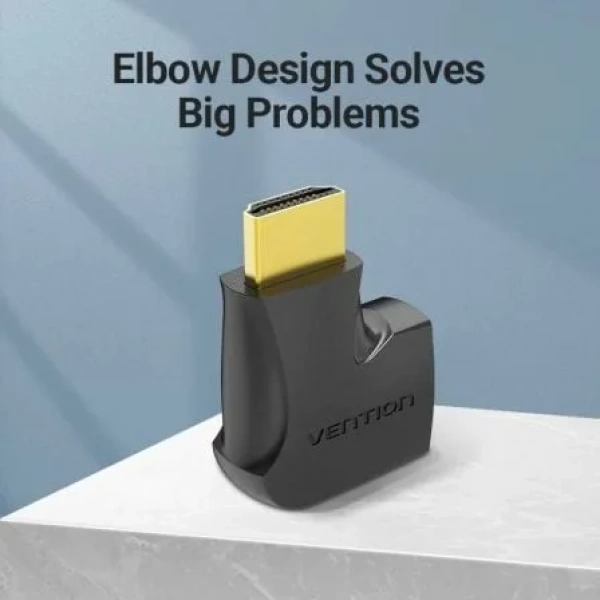 Adaptador HDMI 4K 270º Vention AIQB0-2/ HDMI Macho - HDMI Hembra/ Pack 2 Uds - Imagen 3