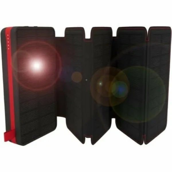 Powerbank Solar 10000mAh Wonder WX10S/ 10W/ Negra y Roja - Imagen 3