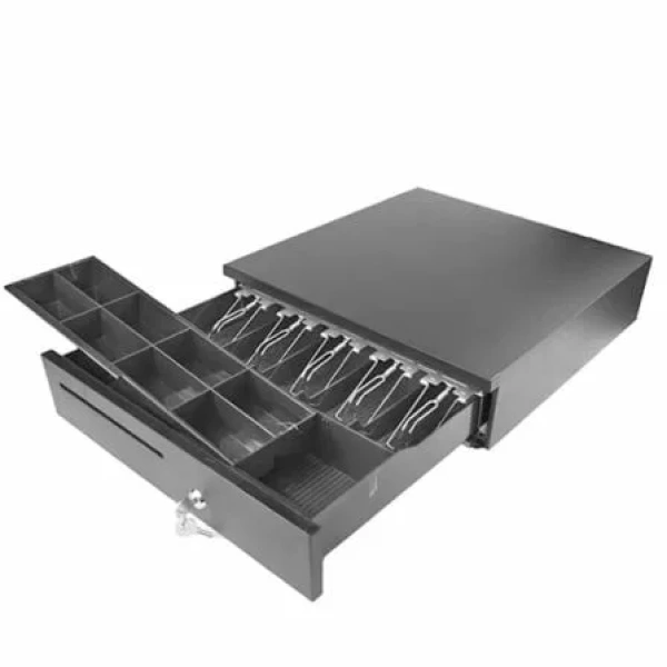 Cajón Portamonedas 10POS CP-405N/ Manual y Automático/ Negro - Imagen 2