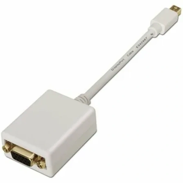 Conversor Aisens A125-0136/ Mini DisplayPort Macho - VGA Hembra/ 15cm/ Blanco - Imagen 2