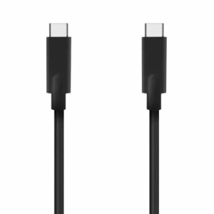 Cable USB 3.2 Tipo-C Aisens A107-0707 5GBPS 3A 60W/ USB Tipo-C Macho - USB Tipo-C Macho/ Hasta 60W/ 625Mbps/ 5m/ Negro