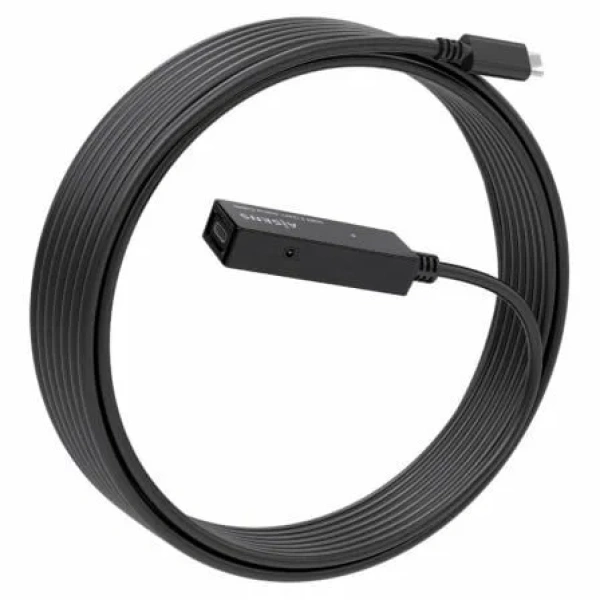 Cable Alargador USB 3.2 con Amplificador Aisens A107-0869/ USB Tipo-C Macho - USB Tipo-C Hembra/ Hasta 100W/ 20Gbps/ 5m/ Negro - Imagen 2