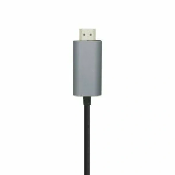Cable Conversor Aisens A109-0392/ USB Tipo-C Macho - HDMI Macho/ Hasta 27W/ 1250Mbps/ 80cm/ Negro - Imagen 2