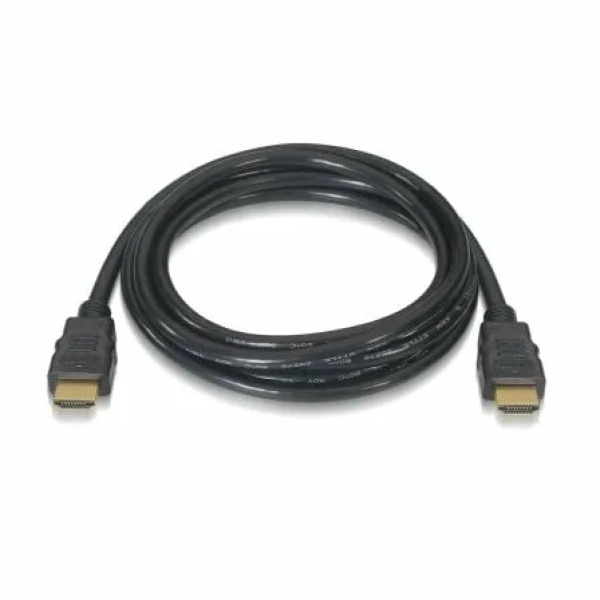 Cable HDMI 2.0 4K Aisens A120-0122/ HDMI Macho - HDMI Macho/ Hasta 10W/ 2250Mbps/ 3m/ Certificado/ Negro - Imagen 2