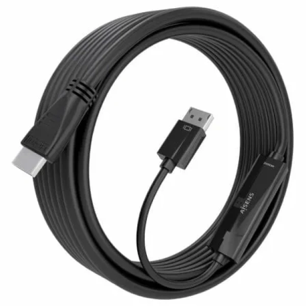 Cable Conversor Aisens A125-0896/ DisplayPort Macho - HDMI 4K Macho/ 5m/ Negro - Imagen 2