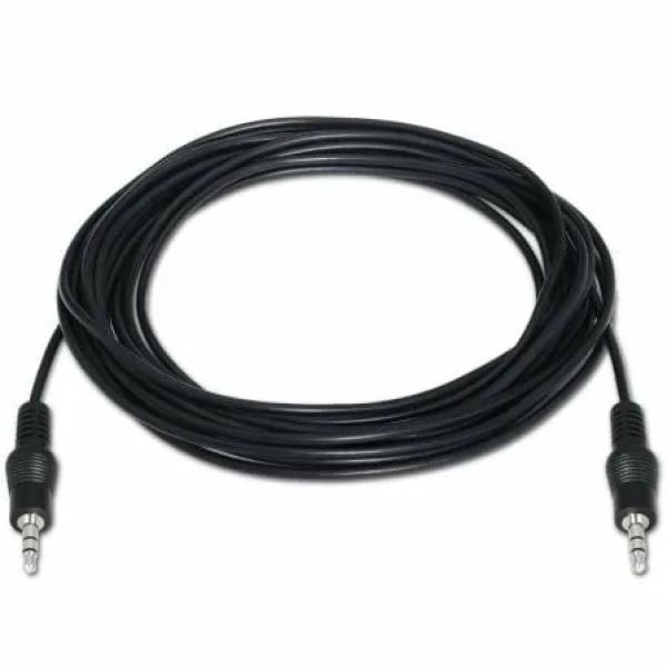 Cable Estéreo Aisens A128-0143/ Jack 3.5 Macho - Jack 3.5 Macho/ Hasta 0.1W/ 3m/ Negro - Imagen 2