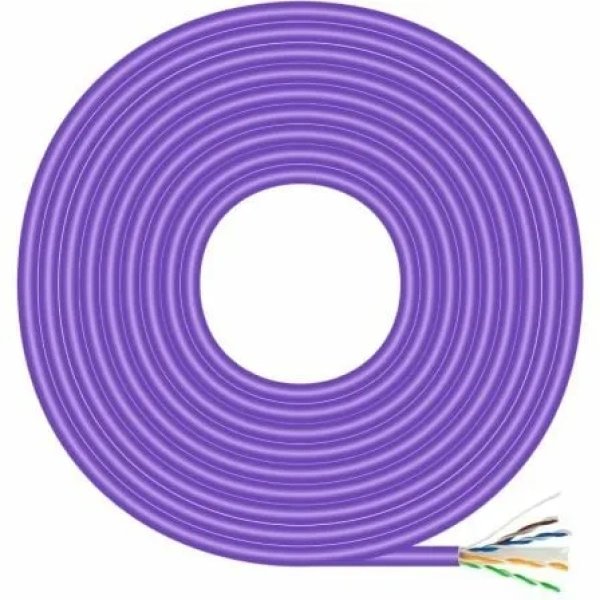 Bobina de Cable RJ45 AWG23 UTP Aisens A135-0747 Cat.6/ LSZH/ 100m/ Violeta - Imagen 2
