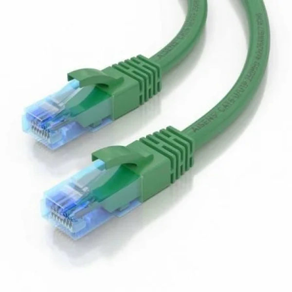 Cable de Red RJ45 AWG26 CCA UTP Aisens A135-0806 Cat.6/ 30cm/ Verde - Imagen 2