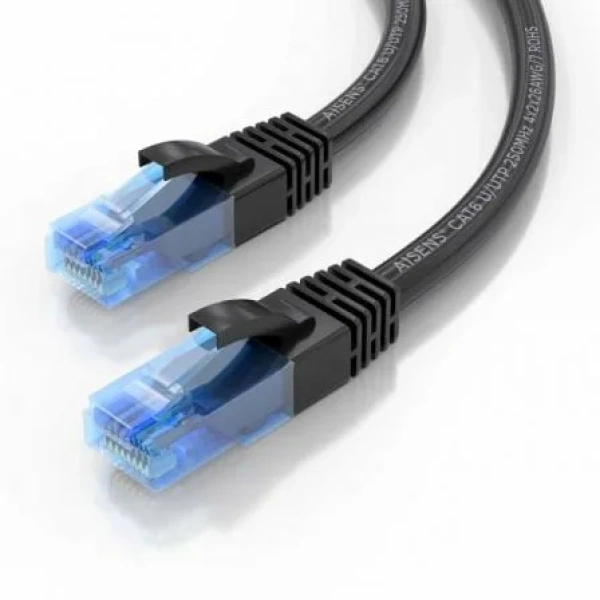 Cable de Red RJ45 AWG26 CCA UTP Aisens A135-0840 Cat.6/ 30cm/ Negro - Imagen 2
