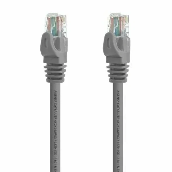Cable de Red RJ45 UTP Aisens A145-0331 Cat.6A/ 15m/ Gris - Imagen 2