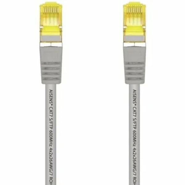Cable de Red RJ45 S/FTP Aisens A146-0332 Cat.7/ 25cm/ Gris - Imagen 2
