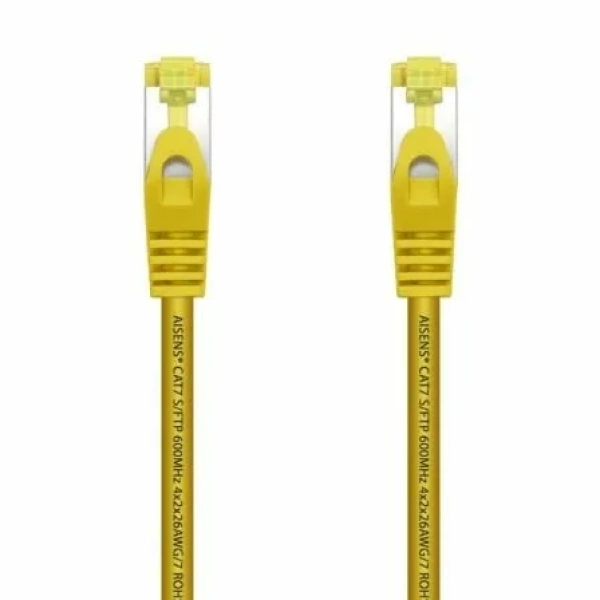 Cable de Red RJ45 SFTP Aisens A146-0472 Cat.7/ 25cm/ Amarillo