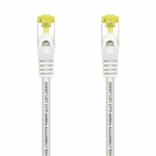 Cable de Red RJ45 SFTP Aisens A146-0491 Cat.7/ 2m/ Blanco