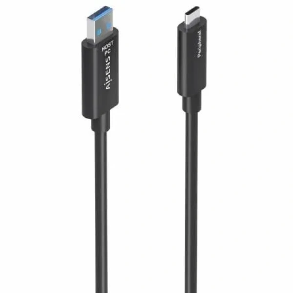 Cable USB 3.2 Tipo-C AOC Aisens A157-0927/ USB Tipo-C Macho - USB Macho/ 10Gbps/ 40m/ Negro - Imagen 3