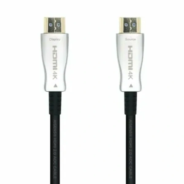 Cable HDMI 2.0 AOC 4K Aisens A148-0378/ HDMI Macho - HDMI Macho/ 20m/ Negro - Imagen 2