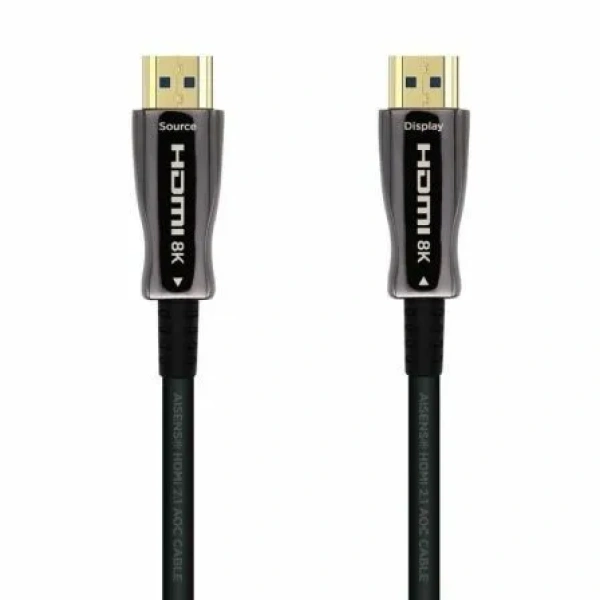 Cable HDMI 2.1 AOC 8K Aisens A153-0522/ HDMI Macho - HDMI Macho/ 60m/ Negro