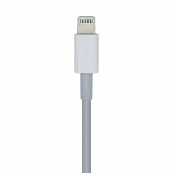 Cable USB 2.0 Tipo-C Lightning Aisens A102-0441/ Lightning Macho - USB Tipo-C Macho/ 20cm/ Blanco - Imagen 2
