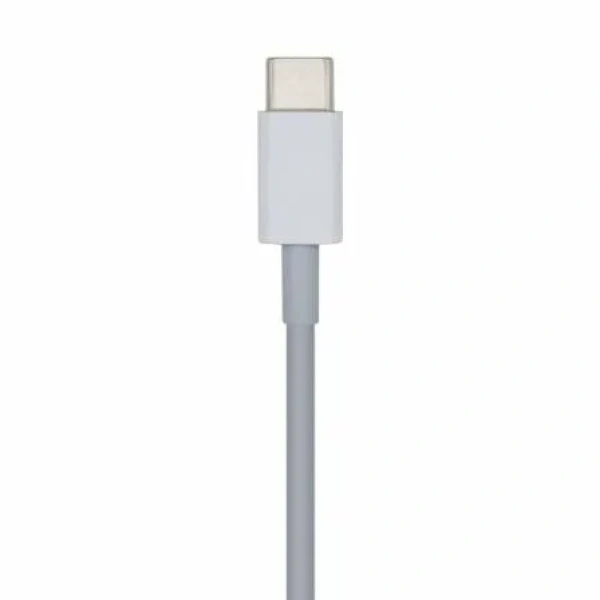 Cable USB 2.0 Tipo-C Lightning Aisens A102-0442/ Lightning Macho - USB Tipo-C Macho/ 1m/ Blanco - Imagen 3