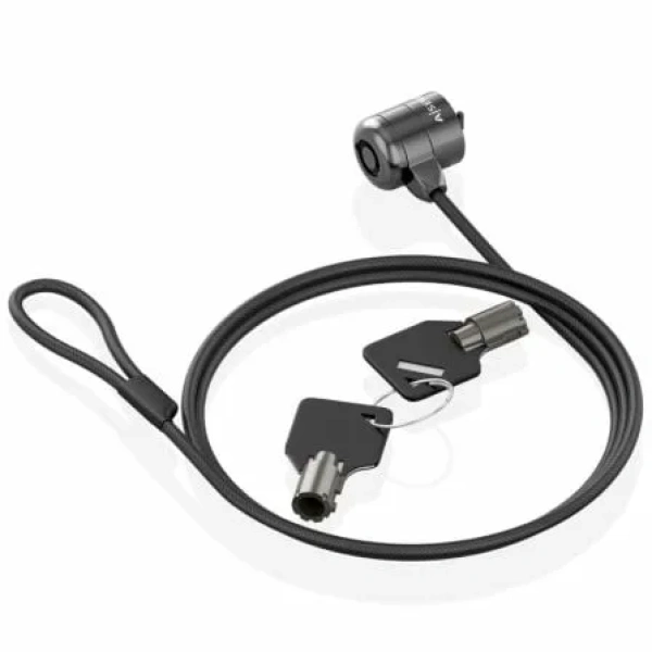 Cable de Seguridad para Portátiles Aisens ASLK-D40K04-BK/ 1.5m - Imagen 2