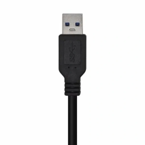 Cable USB 3.0 Aisens A105-0448/ USB Macho - USB Macho/ 3m/ Negro - Imagen 2