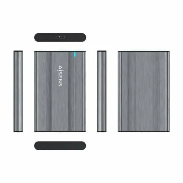 Caja Externa para Disco Duro de 2.5" Aisens ASE-2526GR/ USB 3.1/ Sin tornillos - Imagen 3