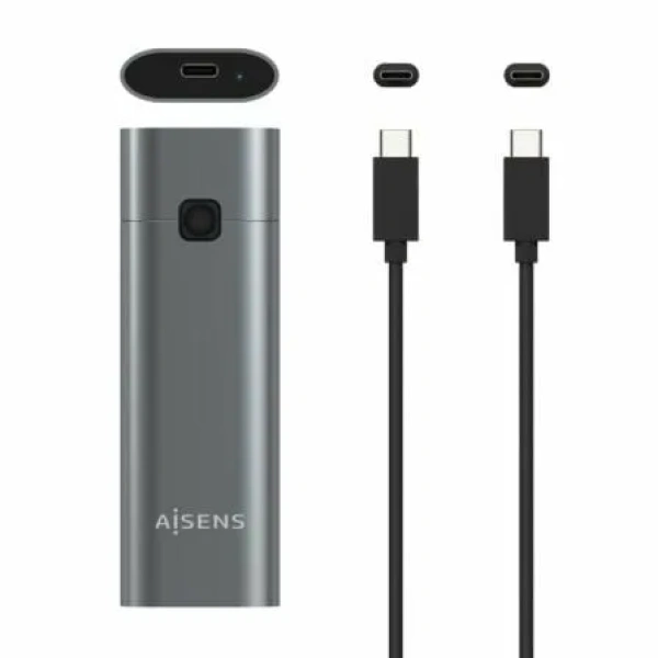 Caja Externa para Disco SSD M.2 NVMe Aisens ASM2-021GR/ USB 3.1 Gen2/ Sin Tornillos - Imagen 2