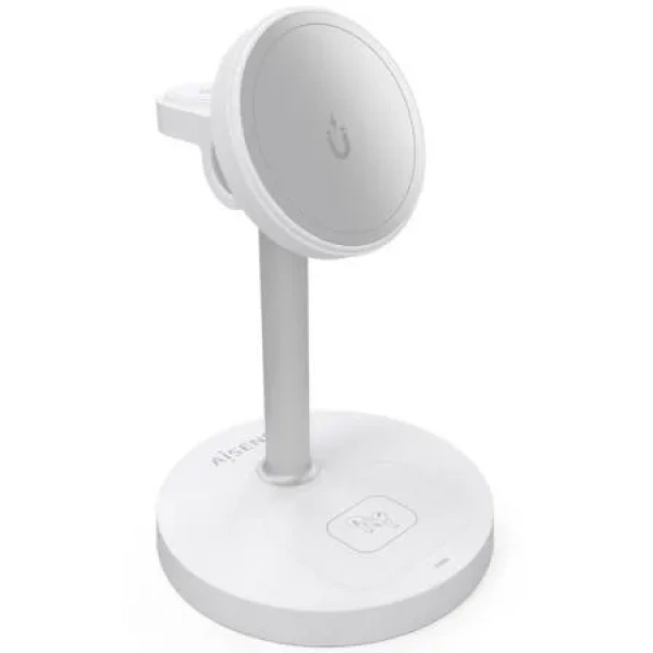 Base de carga Inalámbrica Aisens ASCH-15W3WC065-W/ 15W/ Blanco - Imagen 2