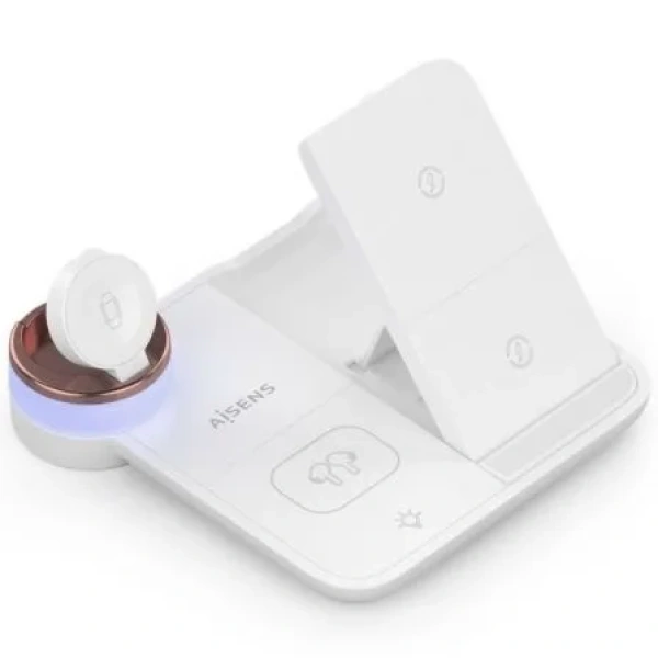 Base de carga Inalámbrica Aisens ASCH-15W4WC061-W/ 15W/ Blanco - Imagen 2