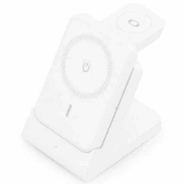 Base de carga Inalámbrica Aisens ASCH-15W4WC063-W/ 15W/ Blanco