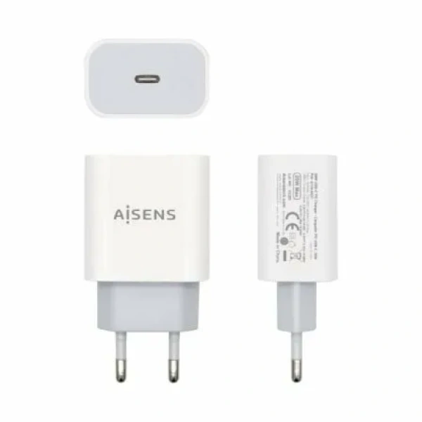 Cargador de Pared Aisens A110-0537/ 1xUSB Tipo-C/ 20W - Imagen 2