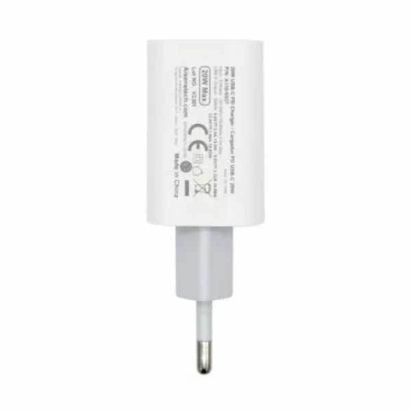 Cargador de Pared Aisens A110-0537/ 1xUSB Tipo-C/ 20W - Imagen 3
