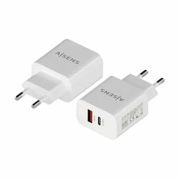 Cargador de Pared Aisens A110-0681/ 1xUSB Tipo-C/ 1xUSB/ 20W - Imagen 2