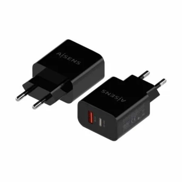 Cargador de Pared Aisens A110-0682/ 1xUSB Tipo-C/ 1x USB/ 20W - Imagen 2