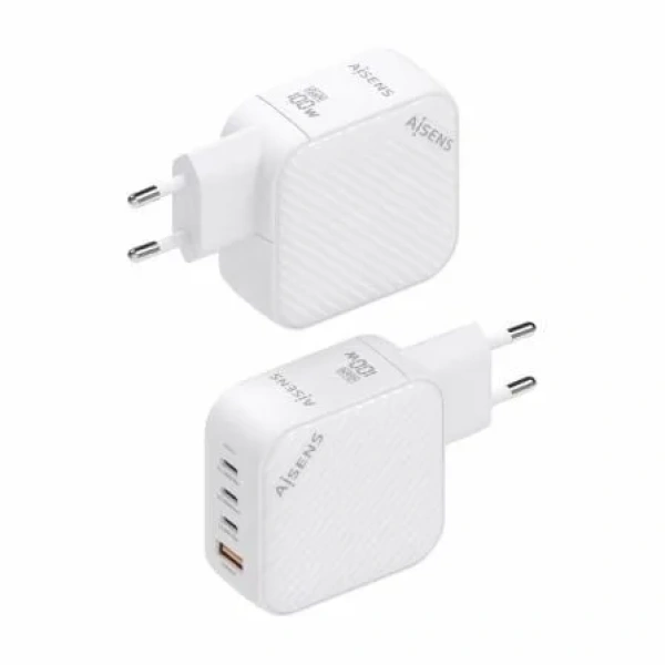 Cargador de Pared GaN Aisens ASCH-100W4P028-W/ 3xUSB Tipo-C/ 1x USB/ 100W - Imagen 3