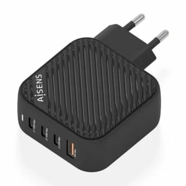 Cargador de Pared GaN Aisens ASCH-100W4P029-BK/ 3xUSB Tipo-C/ 1x USB/ 100W - Imagen 2
