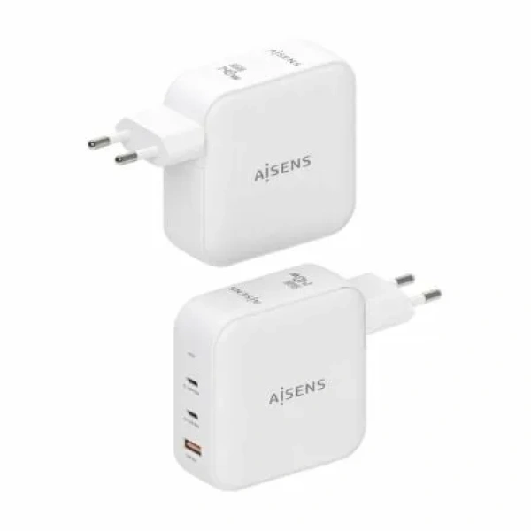 Cargador de Pared GaN Aisens ASCH-140W3P030-W/ 2xUSB Tipo-C/ 1xUSB/ 140W - Imagen 3
