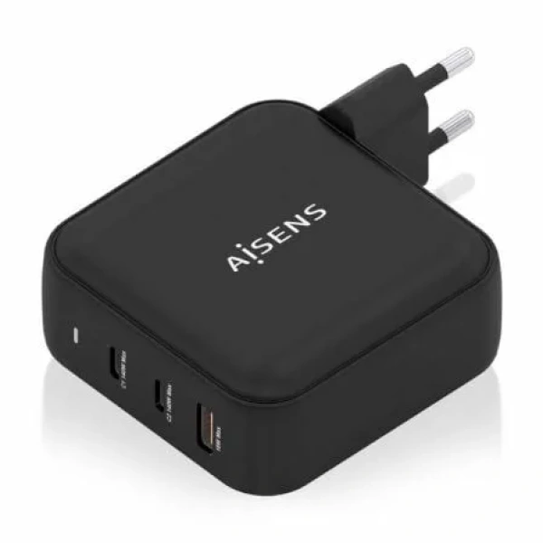 Cargador de Pared GaN Aisens ASCH-140W3P031-BK/ 2xUSB Tipo-C/ 1xUSB/ 140W - Imagen 2