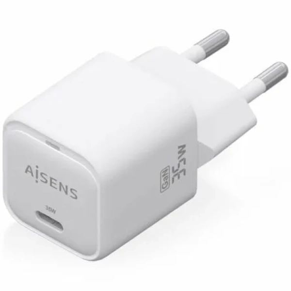 Cargador de Pared GaN Aisens ASCH-35W1P022-W/ 1xUSB Tipo-C/ 35W - Imagen 2