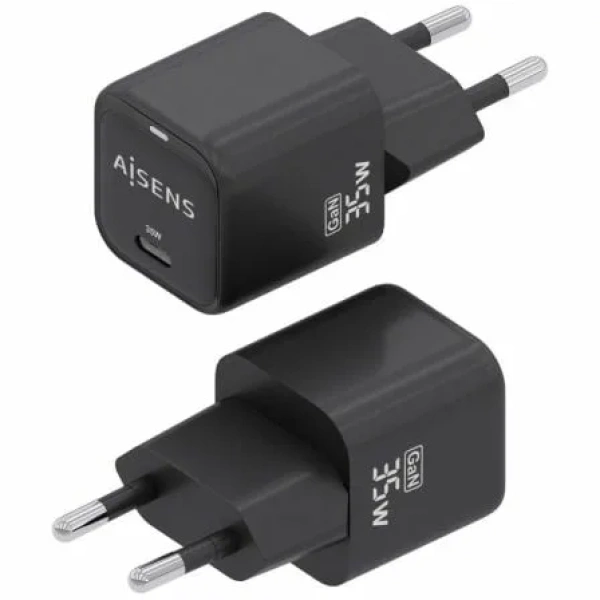 Cargador de Pared GaN Aisens ASCH-35W1P023-BK/ 1xUSB Tipo-C/ 35W - Imagen 3
