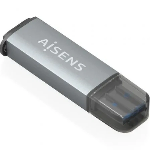 Lector de Tarjetas Externo Aisens ASCR-2A09-GR/ USB 3.1 - Imagen 2