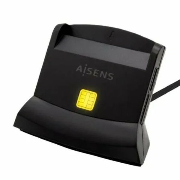Lector de DNI y Tarjetas Aisens ASCR-SN04CSD-BK/ USB Tipo-C/ Negro - Imagen 2
