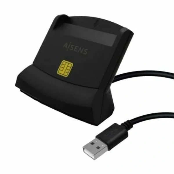 Lector de DNI y Tarjetas Aisens ASCR-SN05-BK/ Negro - Imagen 2